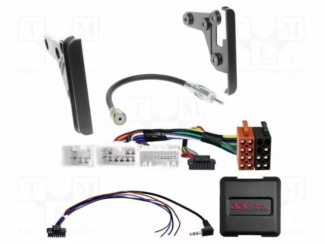 RATTIOHJAIN ADAPTERI- TOYOTA - DIN,ISO - MUSTA - Adapterijohdot - 621300-10-1 - 1