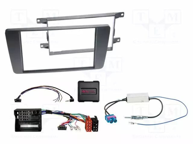 RATTIOHJAIN ADAPTERI- ŠKODA - MUSTA - VERSIO: 2 DIN - Adapterijohdot - 621340-05-1 - 1