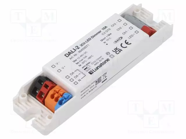 VIRTALÄHDE: IMPULSSI - LED - DALI,DALI 2 - 12÷48VDC - IP20 - -20÷60°C - LED teholähteet - 86459571 - 1