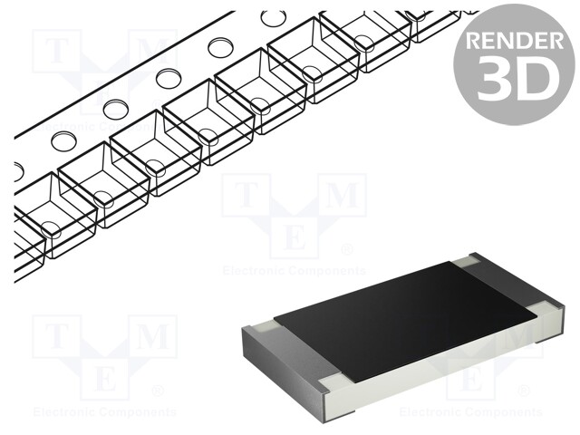 VASTUS: THICK FILM - MITTAUS-SMD - 2010OHM - 0,75W - ±1% - 500V - SMD vastukset - CS2010-0.05R-1 - 1