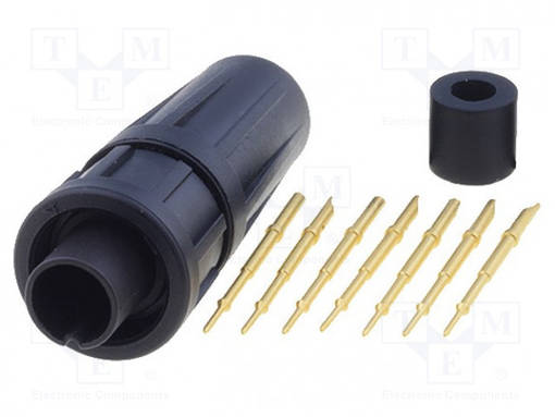 UROSLIITIN - 3A - 125V - PIN: 7 - EN2 - JUOTETTAVA - SWITCHCRAFT liittimet - EN2C7M26G1 - 1