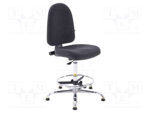 TYÖTUOLI - ESD - NOJAN MIT: 430X455MM - NOJAN MIT: 500X440MM - 610÷870MM - ESD tuolit ja jakkarat - ESD-CHAIR11 - 1