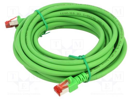 PATCH KAAPELI - U/UTP - CAT: 6 - RJ45-PISTOKE,MOLEMMIN PUOLIN - LANKA - CU - RJ45 Ethernet kaapelit - HELUKAT-803121 - 1