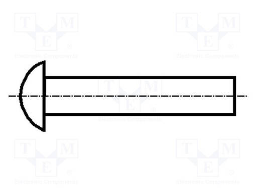 NIITTI - MESSINKI - NIITIN HALK: 1,55MM - NIITIN PIT: 3,2MM - Niitit - KEYS3381 - 1