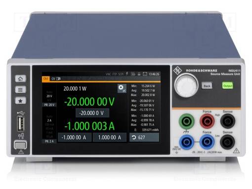 LAITE: LÄHDE-MITTAUS-CH: 1 - -20÷20V - 2A - 20W - 50UVDC - 222X97X436MM - Laboratorioteholähteet - NGU411 - 1