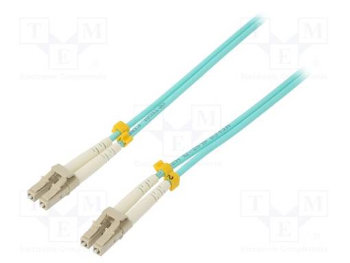 VALOKUITU PATCH-KAAPELI - OM3 - LC/UPC,MOLEMMIN PUOLIN LSZH - Patchcordit ja valokuitu-pigtailit - QOLTEC-54081 - 1