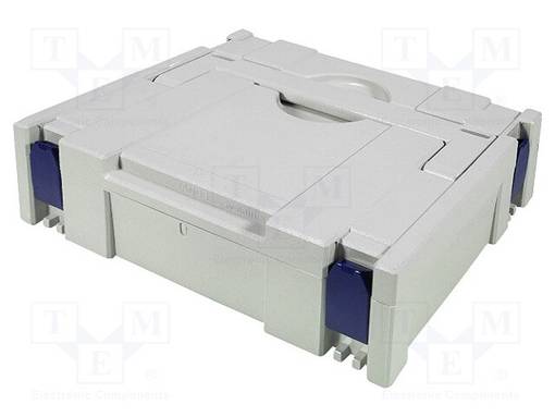 SÄILIÖ: KANTOLAATIKKO - ABS - HARMAA - 400X300X105MM - Säiliöt ja rasiat - TBMIDI1 - 1