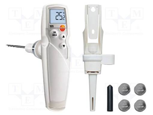MITTARI: LÄMPÖTILA-DIGITAALINEN - LCD - -50÷275°C - IP65 - Kosteusmittarit - TESTO105-1 - 1