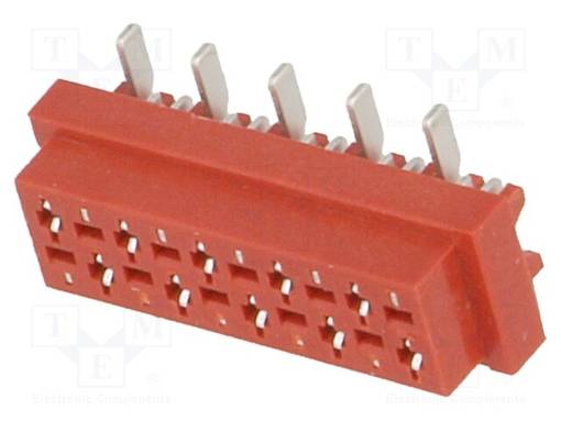 JOHTO-LEVY - N LIITINAARAS - PIN: 10 - SMT - PCB - 30V - 1A - -40÷105°C - Micro-Match liittimet, rasteri 1,27mm - TMM-6-0-10-1 - 1