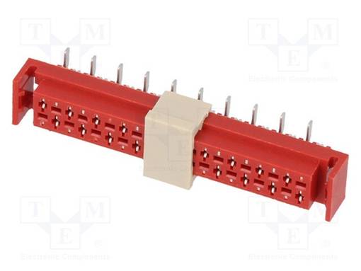 JOHTO-LEVY - N LIITINAARAS - PIN: 20 - SMT - PCB - 30V - 1A - -40÷105°C - Micro-Match liittimet, rasteri 1,27mm - TMM-6-L-20-1 - 1