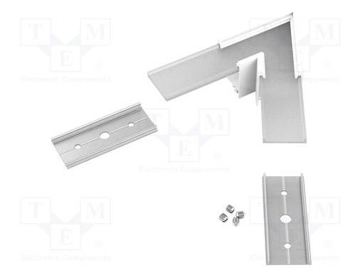 LIITIN 60° - VALKOINEN - ALUMIINI,POLYKARBONAATTI - LINEA20 - Profiilit LED nauhoille - TOP-C1850001 - 1