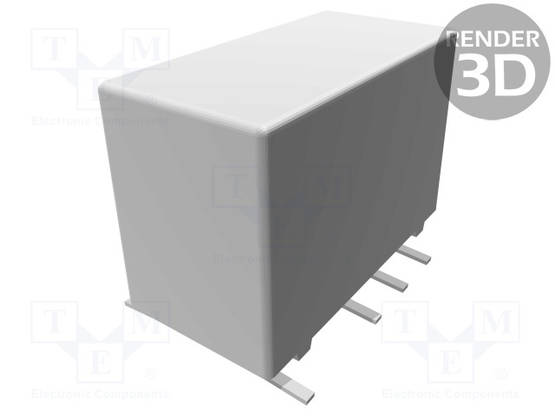 RELE - DPDT - UKELAN: 12VDC - 2A - 0,5A/125VAC - P2 - Pienoisreleet - V23079D1003B301 - 1