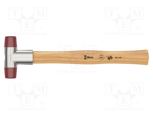 HAMMER - 250MM - W: 76MM - 23MM - URETHANE - WOOD - Vasarat ja kirveet - WERA.05000505001 - 1