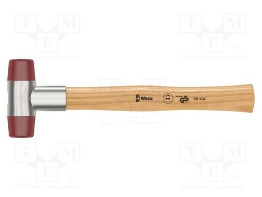 HAMMER - 280MM - W: 96MM - 33MM - URETHANE - WOOD - Vasarat ja kirveet - WERA.05000515001 - 1