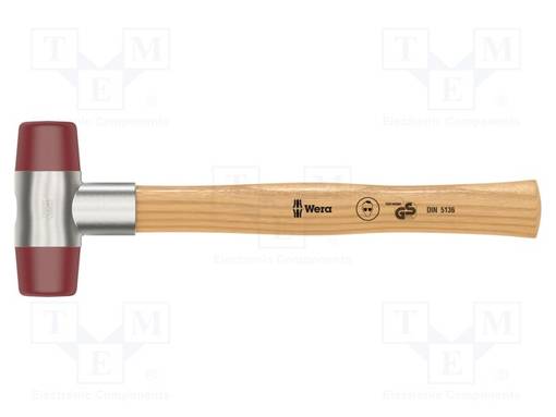 HAMMER - 320MM - W: 108MM - 41MM - URETHANE - WOOD - Vasarat ja kirveet - WERA.05000525001 - 1