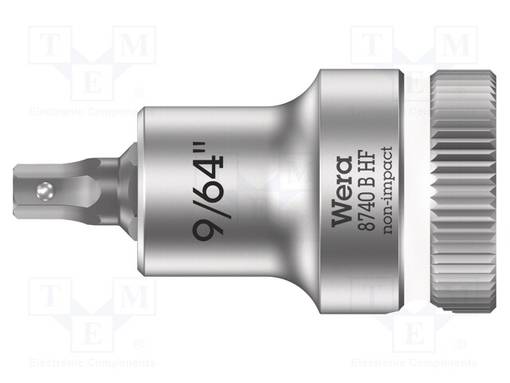 HYLSY - TUUMA-HEX-PLUS KUUSIOKOLOAVAIN,HYLSY-HEX 9/64" - 3/8" - Hylsyavaimet - WERA.05003082001 - 1