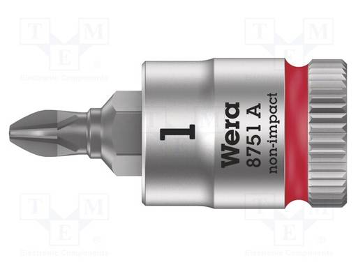 HYLSY - HYLSY-PHILLIPS - PH1 - 1/4" - 28MM - Hylsyavaimet - WERA.05003350001 - 1