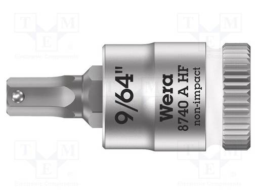 HYLSY - TUUMA-HEX-PLUS KUUSIOKOLOAVAIN,HYLSY-HEX 9/64" - 1/4" - Hylsyavaimet - WERA.05003384001 - 1