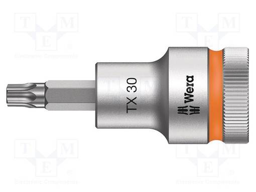 HYLSY - HYLSY-TORX® - TX30 - 1/2" - 60MM - KROMI-VANADIINITERÄS - Hylsyavaimet - WERA.05003833001 - 1