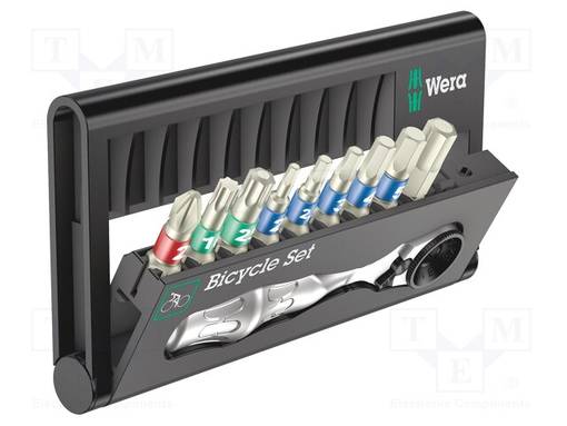TYÖKALUSETTI: RUUVAUSKÄRJET - KUUSIOKOLO,PHILLIPS,TORX® - 1/4" - Ruuvauskärjet - WERA.05004177001 - 1