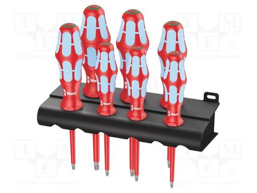 SCREWDRIVER: INSULATED-SET - INSULATED - TORX® - HANGER - 7PCS. - Ruuvimeisselit ja sarjat - WERA.05022767001 - 1