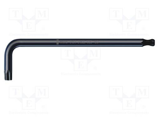 WRENCH: TORX® - SPHERICAL - TX27 - OVERALL LEN: 112MM - STEEL - Kuusiokolo- ja TORX avaimet - WERA.05024206001 - 1