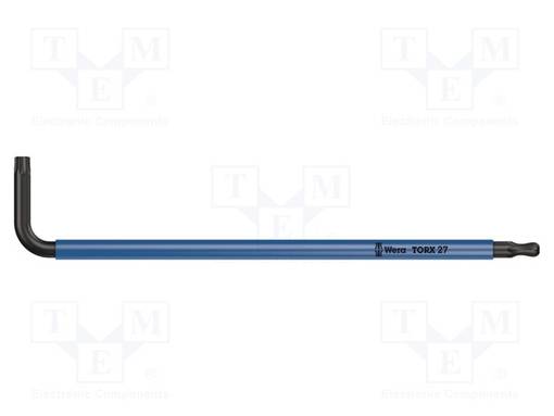 WRENCH: TORX® - SPHERICAL,WITH PROTECTION - T27H - STEEL - Kuusiokolo- ja TORX avaimet - WERA.05024356001 - 1