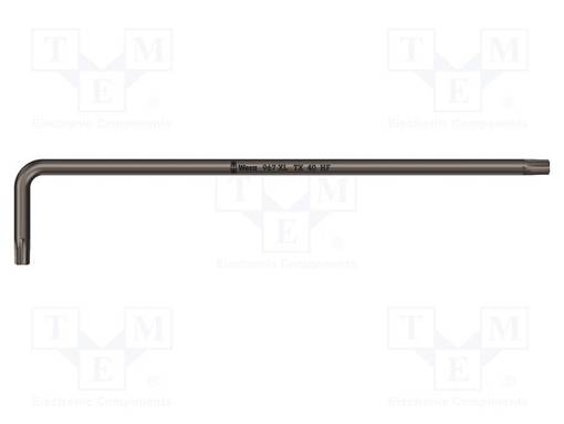 WRENCH: TORX® - TX40 - OVERALL LEN: 224MM - STEEL - Kuusiokolo- ja TORX avaimet - WERA.05024459001 - 1