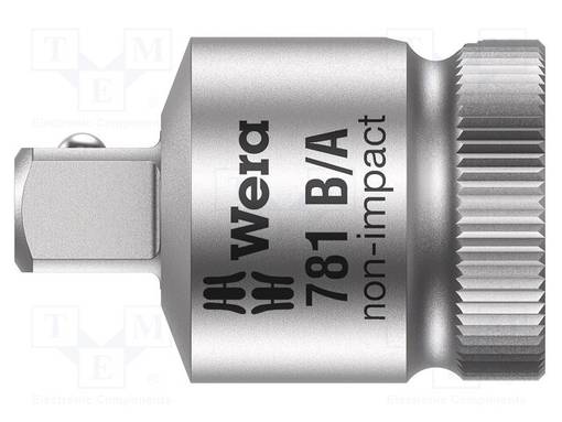 ADAPTERI - 1/4" NELIÖNMUOTOINEN,3/8" - Hylsyavaimet - WERA.05042672001 - 1