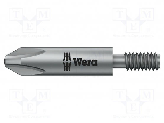 RUUVAUSKÄRKI - PHILLIPS - PH2 - PESÄN KOOT: M4 - KOK.PIT: 33MM - Ruuvauskärjet - WERA.05065081001 - 1