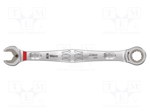 WRENCH: COMBINATION SPANNER - INCH,RATTLE - 3/8" - STEEL - JOKER 6000 - Vääntötyökalut ja kiintolenkit - WERA.05073281001 - 1