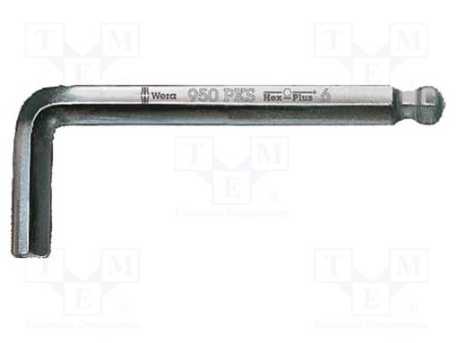 WRENCH: HEX KEY - HEX 1.5MM - OVERALL LEN: 50MM - STEEL - SHORT - Kuusiokolo- ja TORX avaimet - WERA.05133150001 - 1