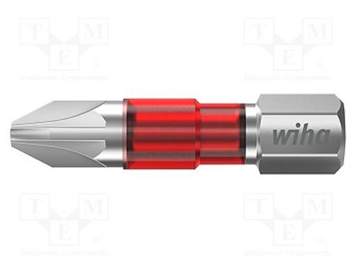 RUUVAUSKÄRKI - POZIDRIV® - PZ2 - 1/4" - KOK.PIT: 29MM - 25KPL - TY - Ruuvauskärjet - WIHA.42551 - 1
