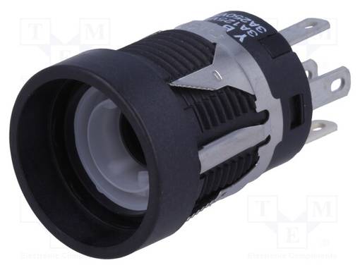 PAINOKYTKIN - AS: 2 - SPDT - 3A/125VAC - ON-(ON)OHM - YB - Standardikytkimet - YB15MKW01 - 1