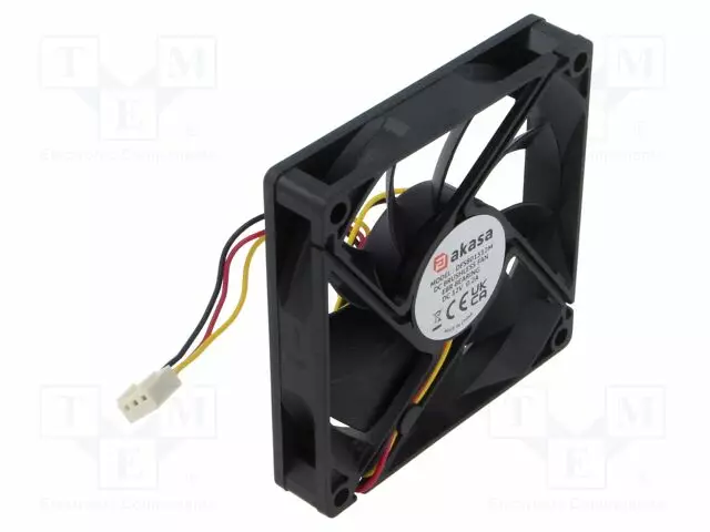 LAITETUULETIN - DC - 12VDC - 80X80X15MM - 26,82DBA - DC 12V tuulettimet - AK-FN071 - 1