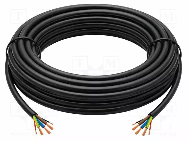 SYÖTTÖKAAPELI - 2X0,75MM2,3G6MM2 - 450V,750V - 5M - VÄRI: MUSTA - Sähköauton latauskaapelit - AK-SC-E31 - 1