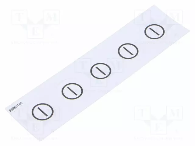 TIEDOTUSETIKETTI - Ø18MM - Taulukytkimien lisävarusteet - BSRR1101 - 1