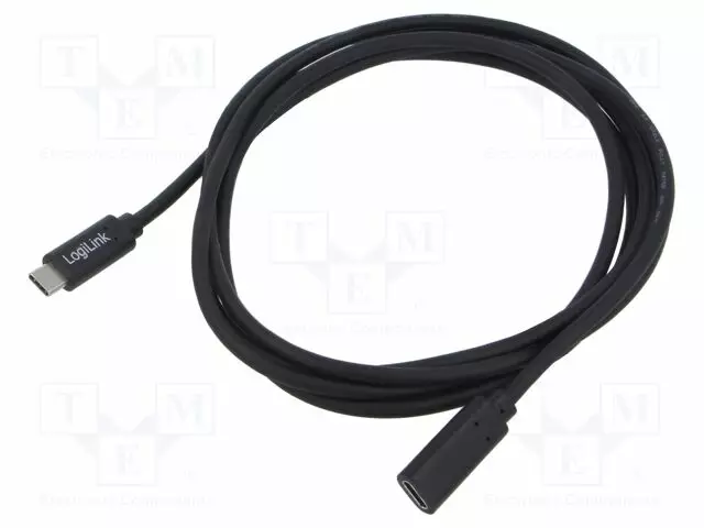 KAAPELI - HIGH SPEED,USB 2.0 - USB C RASIA,USB C PISTOKE - 2M - PVC - USB kaapelit ja adapterit - CU0211 - 1