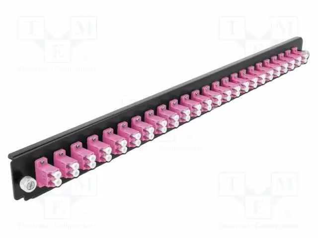 PATCH-VALOKUITUPANEELI - LC DUPLEX - DUPLEX,RACK - MUSTA - RACK 19" - Tietokonetarvikkeet - muut - DELOCK-43361 - 1