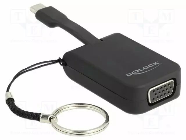 ADAPTERI - FULL HD 1080P - MUSTA - HDMI, DVI, DisplayPort johdot - DELOCK-63941 - 1