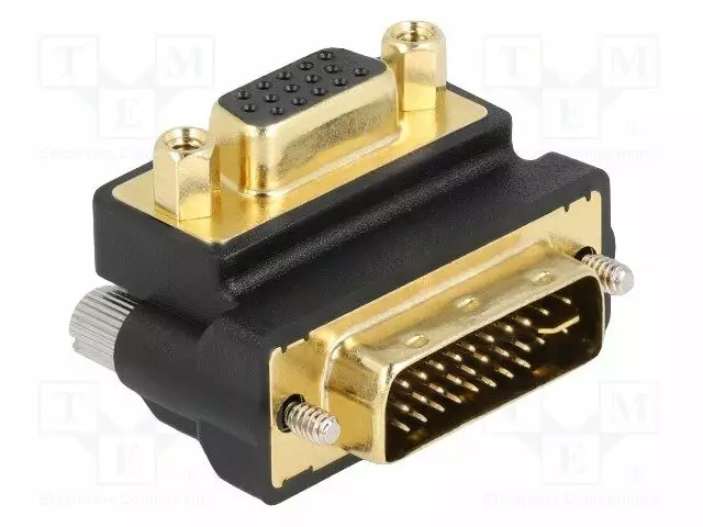ADAPTERI - MUSTA - HDMI, DVI, DisplayPort johdot - DELOCK-65261 - 1