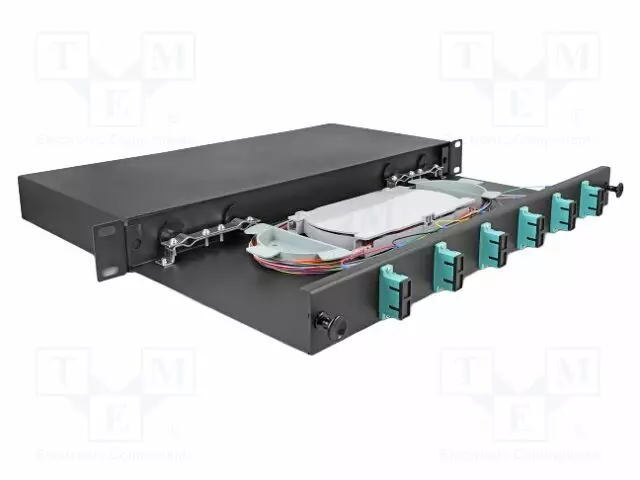 PATCH-VALOKUITUPANEELI - SC DUPLEX - DUPLEX,RACK - MUSTA - RACK 19" - Tietokonetarvikkeet - muut - DELOCK-67001 - 1