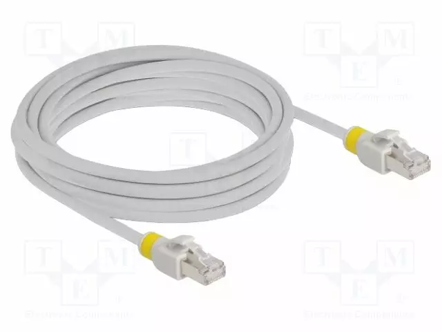 PATCH KAAPELI - S/FTP - CAT: 6A - RJ45-PISTOKE,MOLEMMIN PUOLIN - 5M - LSZH - RJ45 Ethernet kaapelit - DELOCK-80121 - 1