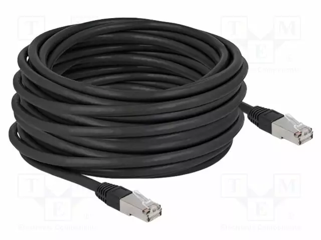 PATCH KAAPELI - S/FTP - CAT 6A - RJ45-PISTOKE,MOLEMMIN PUOLIN PE - RJ45 Ethernet kaapelit - DELOCK-80131 - 1
