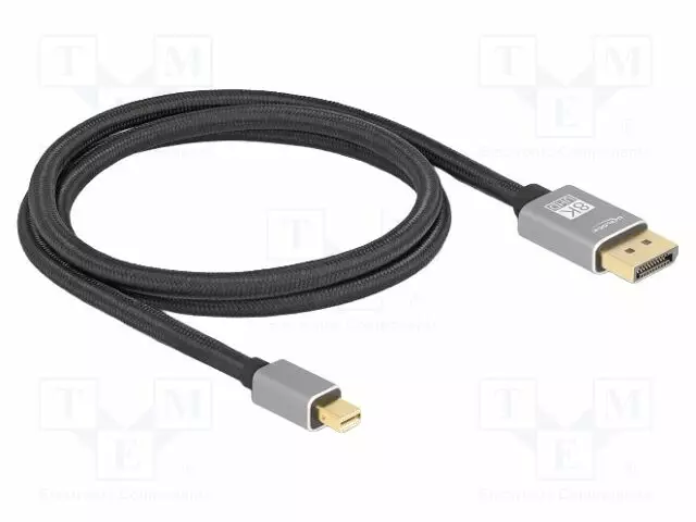 KAAPELI - DISPLAYPORT-PISTOKE,MINI DISPLAYPORT-PISTOKE - PIT: 1M - HDMI, DVI, DisplayPort johdot - DELOCK-81091 - 1