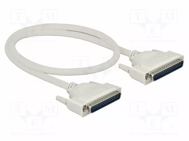 KAAPELI - D-SUB 37PIN PISTOKE,MOLEMMIN PUOLIN - PIT: 0,5M - BEIGE - Tietokonekaapelit ja -adapterit - DELOCK-86911 - 1