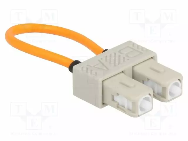 ADAPTERI - OM1 - SC/PC - 62,5/125UM - BEIGE - ORANSSI - ØJOH: 3MM - Patchcordit ja valokuitu-pigtailit - DELOCK-86921 - 1