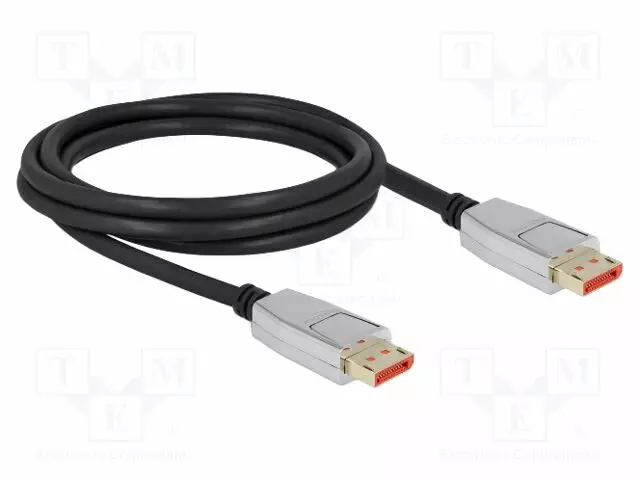 KAAPELI - DISPLAYPORT-PISTOKE,MOLEMMIN PUOLIN - DISPLAYPORT 1.4 - HDMI, DVI, DisplayPort johdot - DELOCK-87041 - 1