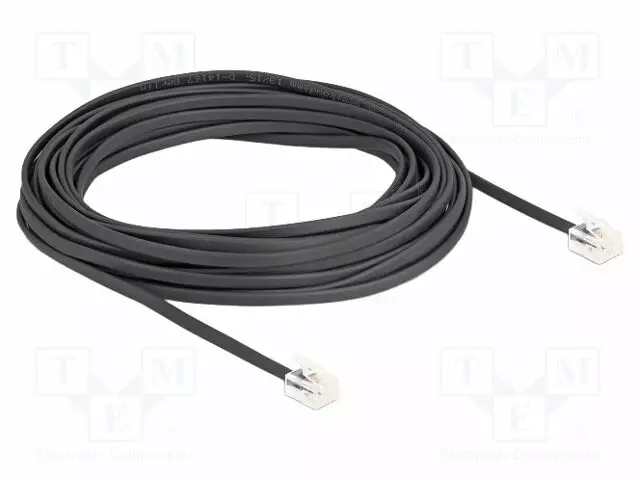 KAAPELI: PUHELIN-1: 1-YHTEYS - RJ11-PISTOKE,MOLEMMIN PUOLIN - Tietokonekaapelit ja -adapterit - DELOCK-90621 - 1