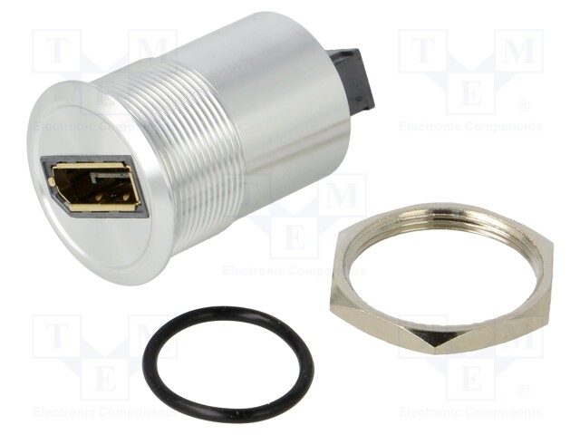 ADAPTERI - DISPLAYPORT-PISTORASIA,MOLEMMIN PUOLIN - RUNKO: HOPEA - HDMI liittimet - DP-01 - 1